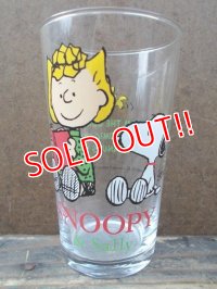 gs-120703-01 Snoopy & Sally / 80's Glass
