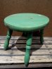 画像2: dp-130508-09 Vintage Wood Stool (2)