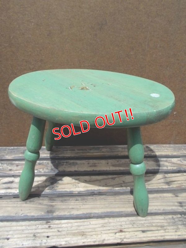 画像1: dp-130508-09 Vintage Wood Stool