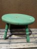 画像1: dp-130508-09 Vintage Wood Stool (1)