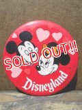 pb-100626-07 Disneyland / 70's Mickey Mouse & Minnie Mouse Pinback