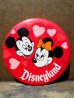 画像1: pb-100626-07 Disneyland / 70's Mickey Mouse & Minnie Mouse Pinback (1)