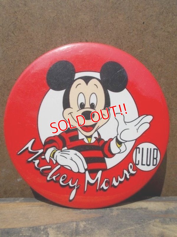 画像1: pb-100626-08 Mickey Mouse Club / 80's Pinback