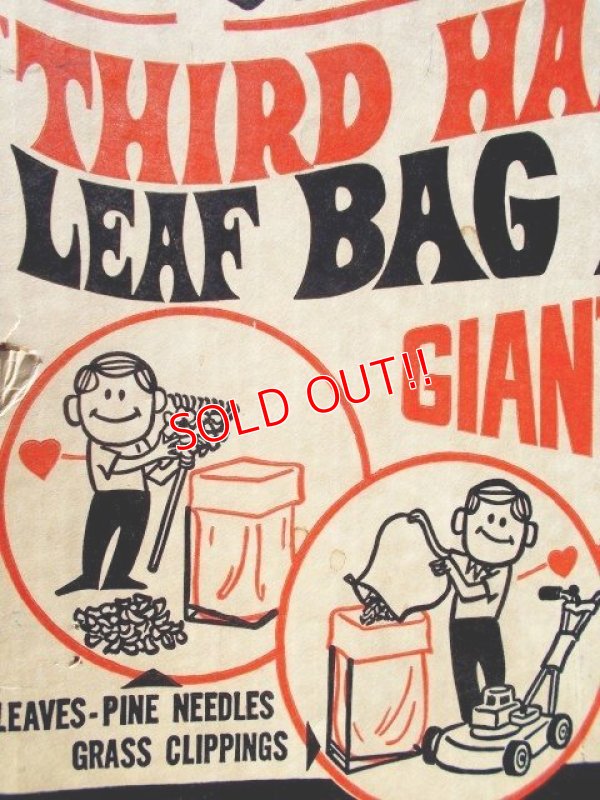 画像2: dp-130511-20 Vintage Leaf Bag Holder AD
