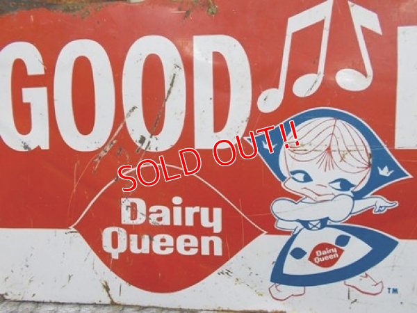 画像5: dp-121009-05 Dairy Queen / 1962 W-side metal sign