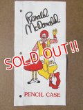 ct-130625-21 McDonald's / Ronald McDonald Vinyl Pencil Case