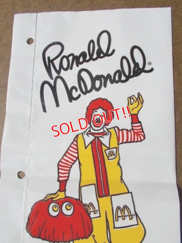 画像2: ct-130625-21 McDonald's / Ronald McDonald Vinyl Pencil Case