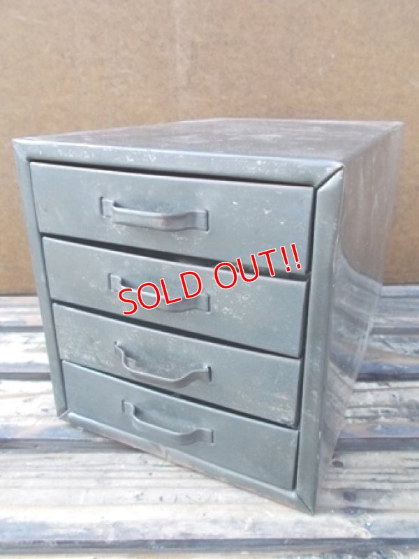 画像1: dp-130511-01 Vintage Mini Metal Cabinet