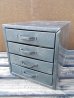 画像1: dp-130511-01 Vintage Mini Metal Cabinet (1)