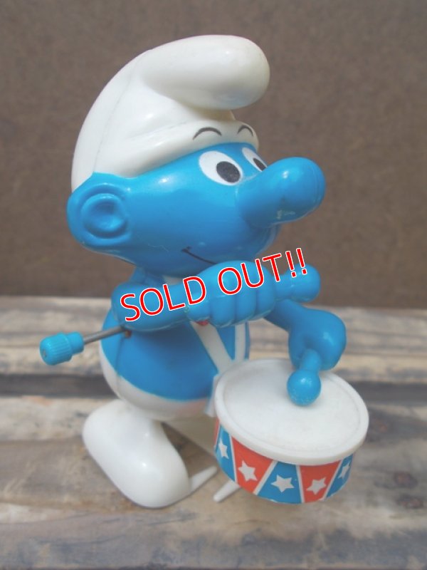 画像2: ct-130702-35 Smurf / Galoob 80's Walking Smurf  "Drums"