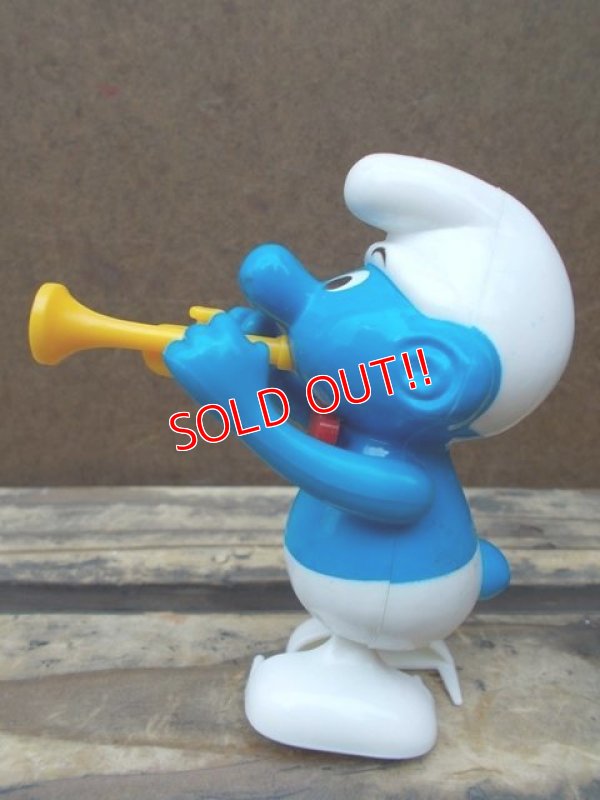 画像3: ct-130702-39 Smurf / Galoob 80's Walking Smurf  "Trumpet"