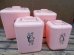 画像1: kt-130703-01 Cols Plastic / 60's Pink Canister set (1)