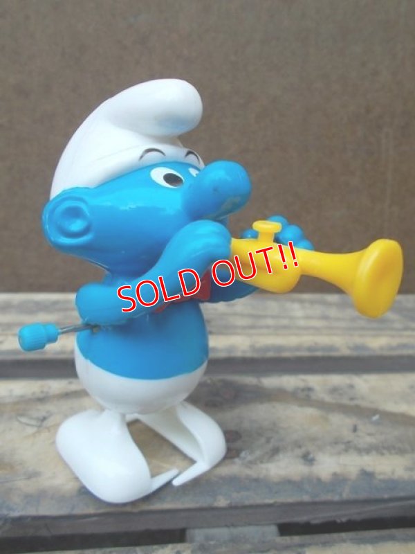 画像2: ct-130702-39 Smurf / Galoob 80's Walking Smurf  "Trumpet"