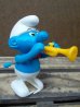 画像2: ct-130702-39 Smurf / Galoob 80's Walking Smurf  "Trumpet" (2)