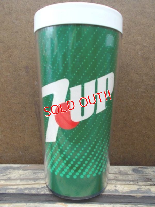 画像1: dp-130702-01 7up / Thermo-serv 80's Plastic cup