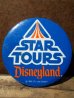 画像1: pb-707-01 Disneyland  / STAR TOURS 80's Pinback (1)