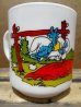 画像3: gs-130716-12 Smurf / 1984 Milk glass mug (France) (3)