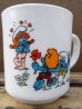 画像2: gs-130716-16 Smurf / 1991 Milk glass mug (France) (2)