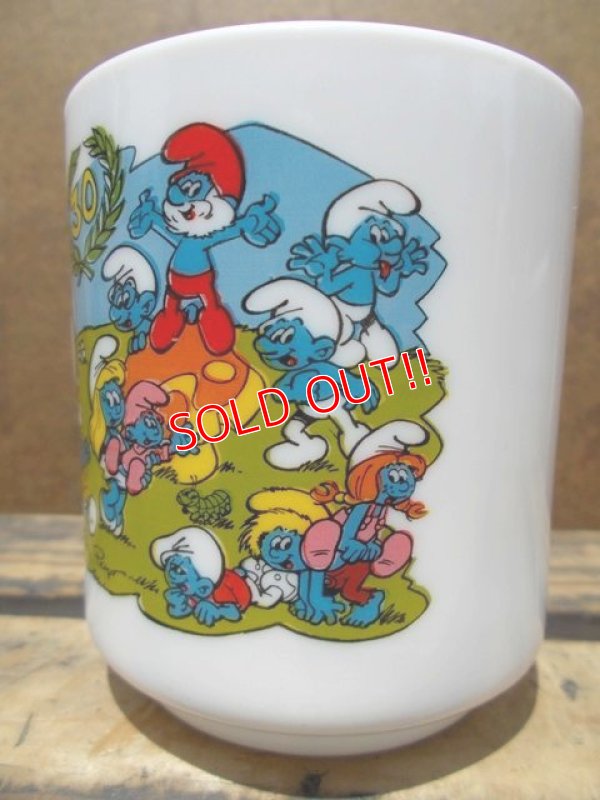 画像4: gs-130716-15 Smurf / 1988 Milk glass mug (France)