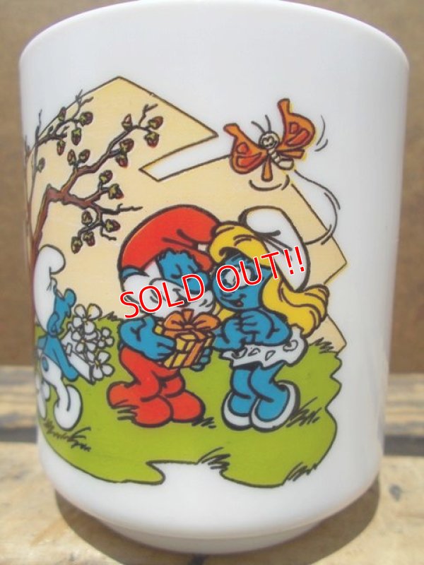 画像4: gs-130716-14 Smurf / 1987 Milk glass mug (France)