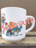 gs-130716-16 Smurf / 1991 Milk glass mug (France)