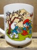 画像3: gs-130716-14 Smurf / 1987 Milk glass mug (France) (3)