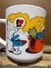 画像3: gs-130716-10 Smurf / 1983 Milk glass mug (France) (3)