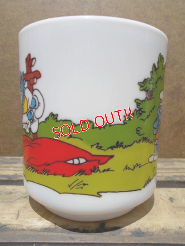 画像4: gs-130716-12 Smurf / 1984 Milk glass mug (France)