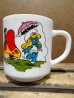 画像1: gs-130716-11 Smurf / 1984 Milk glass mug (France) (1)