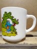 画像1: gs-130716-12 Smurf / 1984 Milk glass mug (France) (1)