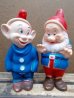 画像2: ct-130716-01 Seven Dwarfs / 60's Rubber doll set (2)