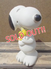 ct-130716-47 Snoopy & Woodstock / 80's Vinyl Squeak Toy
