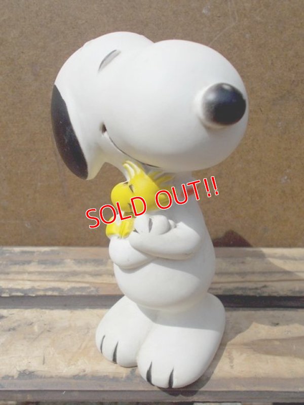 画像1: ct-130716-47 Snoopy & Woodstock / 80's Vinyl Squeak Toy