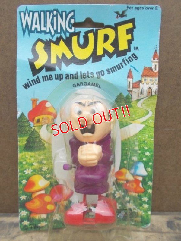 画像1: ct-130702-32 Smurf / Galoob 80's Walking Smurf "Gargamel" (MIC)