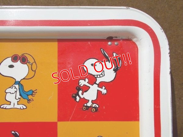 画像3: ct-130716-41 Snoopy / 60's-70's Kid's Tin Table