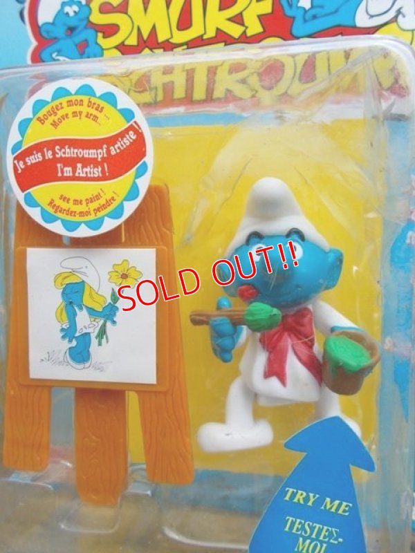 画像2: ct-130702-23 Smurf / 90's Action figure "Painter Smurf"
