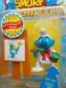 画像2: ct-130702-23 Smurf / 90's Action figure "Painter Smurf" (2)