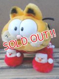 ct-120209-33 Garfield / DAKIN 80's Plush doll "Santa sox"