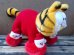 画像2: ct-120209-33 Garfield / DAKIN 80's Plush doll "Santa sox" (2)