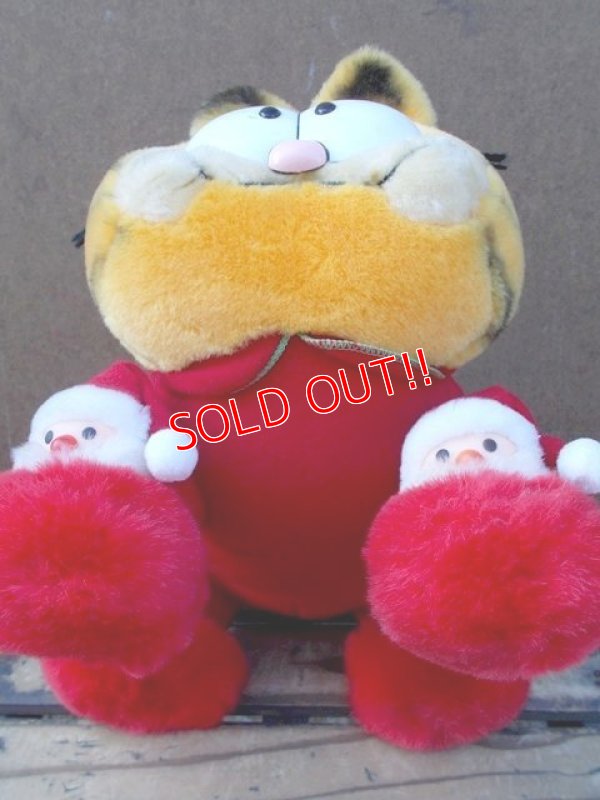 画像5: ct-120209-33 Garfield / DAKIN 80's Plush doll "Santa sox"