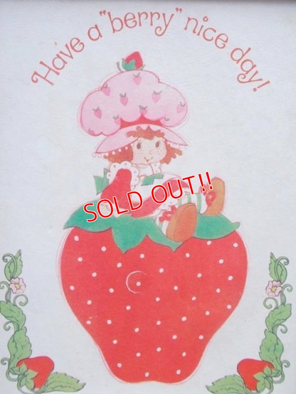 画像2: ct-130716-24 Strawberry Shortcake / 80's Wall Picture