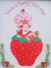 画像2: ct-130716-24 Strawberry Shortcake / 80's Wall Picture (2)