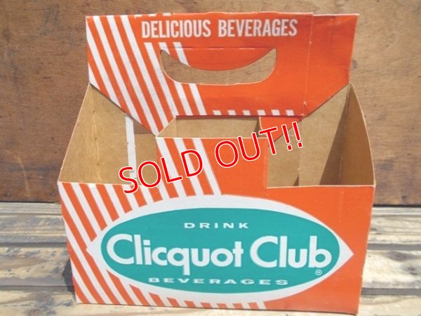 画像1: dp-110803-18 Clicquot Club / 60's Paper Bottle Carrier