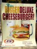 画像1: ad-130707-01 A&W / 2000 New Bigger Deluxe Cheeseburger Poster (1)
