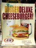 画像1: ad-130707-01 A&W / 2000 New Bigger Deluxe Cheeseburger Poster (1)