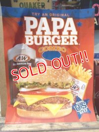 ad-130707-03 A&W / 2006 Papa Burger Combo Poster
