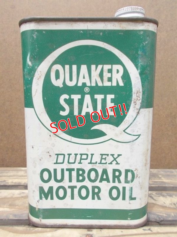 画像1: dp-130701-06 Quaker State / 60's Motor Oil Can