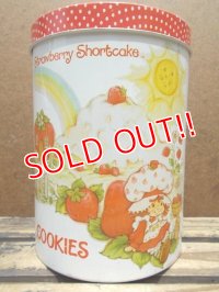 ct-130716-23 Strawberry Shortcake / 80's Tin Canister (M)