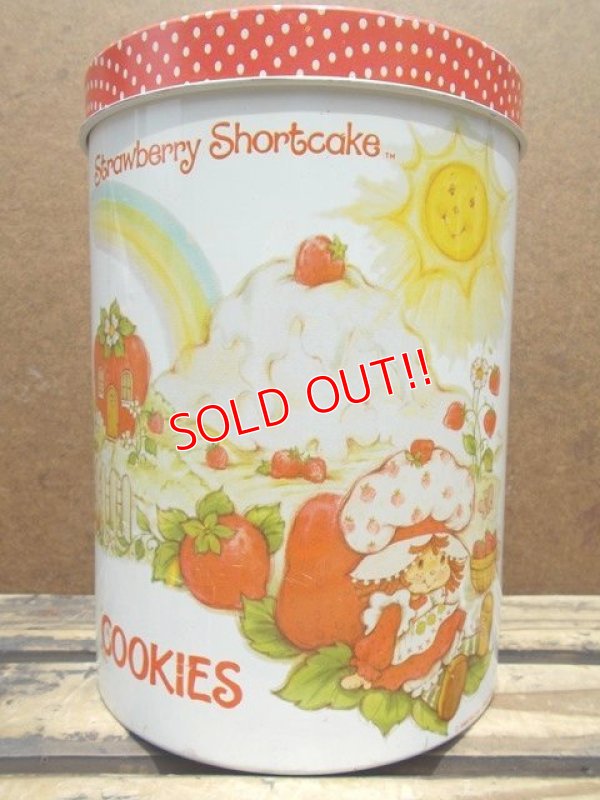 画像1: ct-130716-23 Strawberry Shortcake / 80's Tin Canister (M)