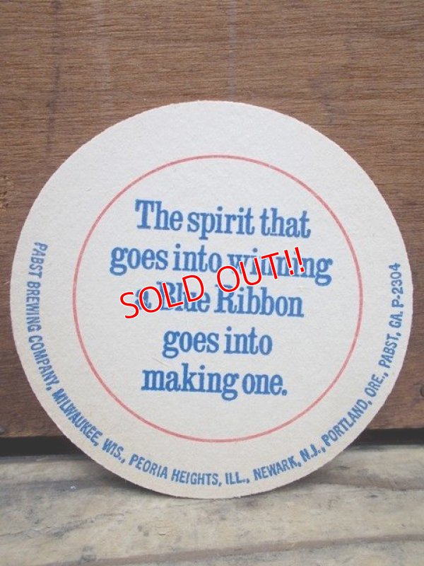 画像3: dp-130801-02 Pabst Blue Ribbon / Vintage Coaster